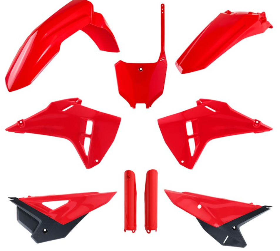 BOX KIT HONDA RESTYLE CRF250R 22-24, CRF450R 21-24 (RESTYLE TO CRF 2025). CLICK FOR COLOUR OPTIONS.