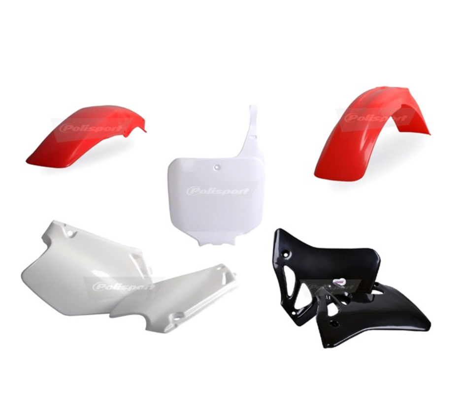 Parafanghi Moto Polisport Parafanghi Anteriori Polisport In Plastica Nera Per Honda CR125R/250R 95-07, CR500R, CRF250X/450X Parafanghi Motocross - Foto 10