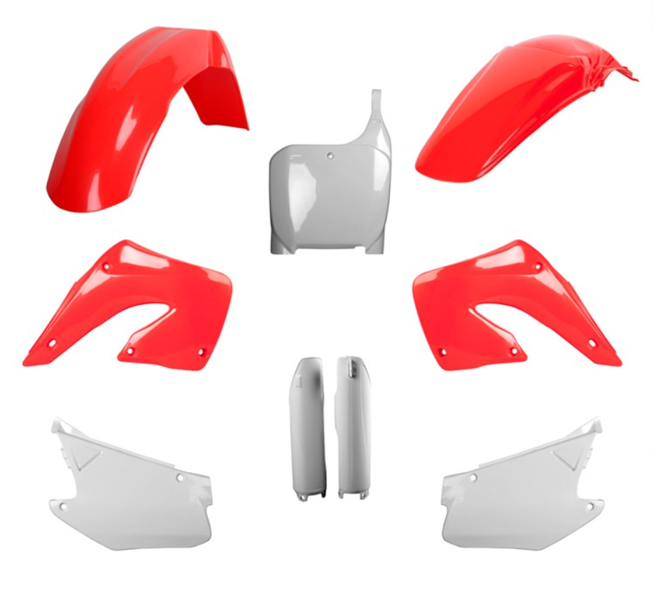 BOX KIT INC FORK GUARDS HONDA CR125-250 00-01