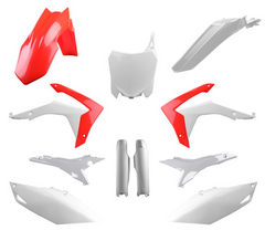 BOX KIT INC FORK GUARDS HONDA CRF250R 14-17, CRF450R 13-16. CLICK FOR COLOUR OPTIONS.