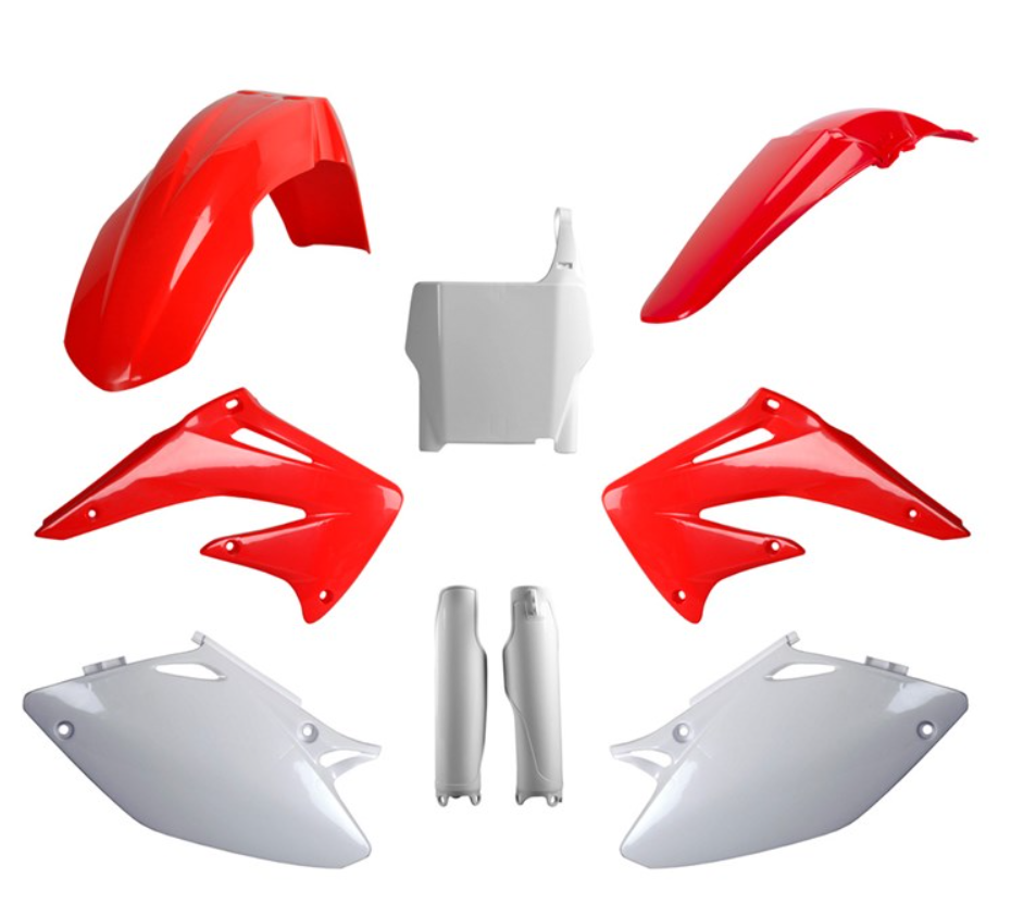 BOX KIT INC FORK GUARDS HONDA CRF450R 04 STANDARD