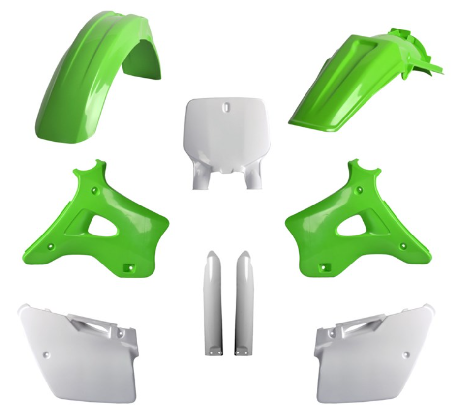 BOX KIT INC FORK GUARDS KAWASAKI KX125-250 96-98