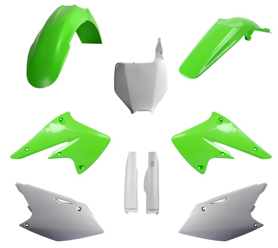 BOX KIT INC FORK GUARDS KAWASAKI KX250F 04-05 STANDARD