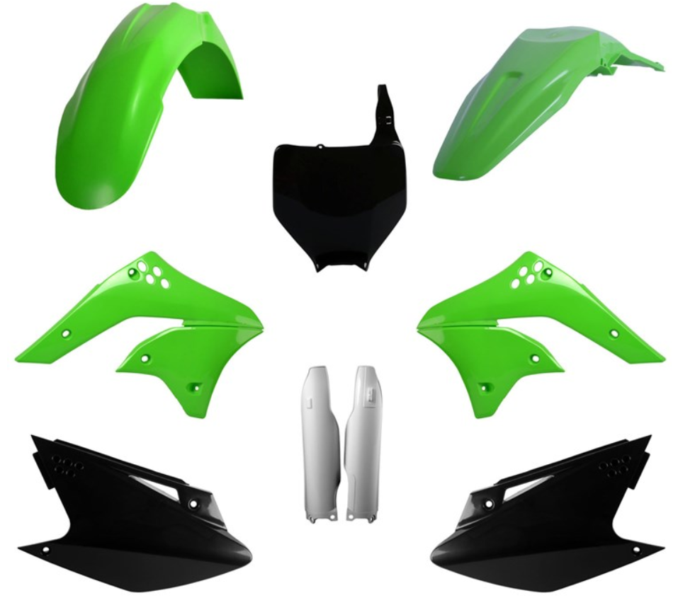 BOX KIT INC FORK GUARDS KAWASAKI KX250F 06-08 STANDARD