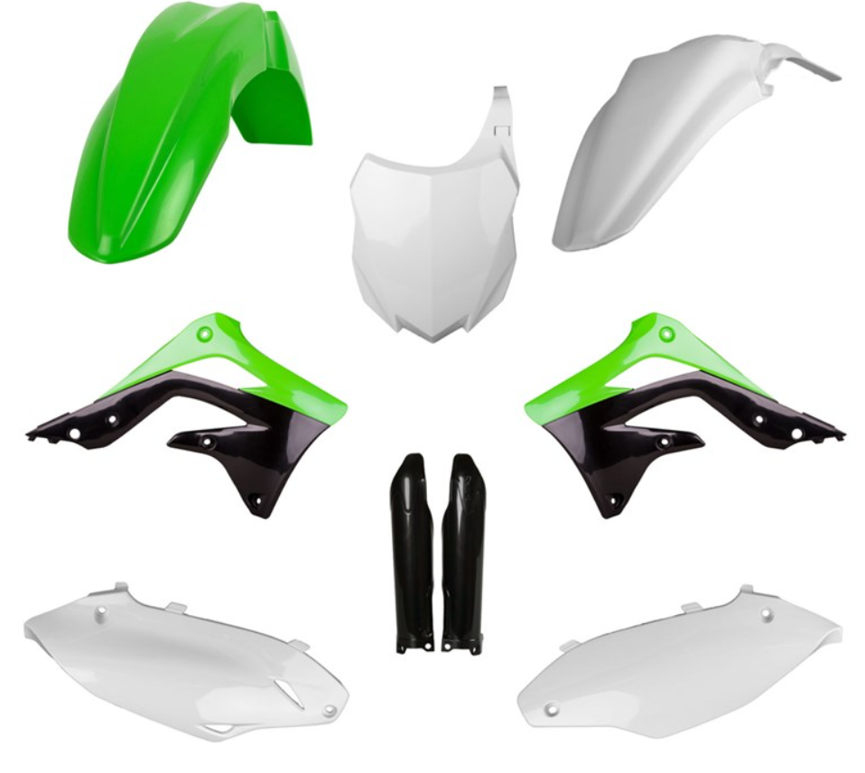 BOX KIT KAWASAKI KX450F 13-15. CLICK FOR COLOUR OPTIONS.