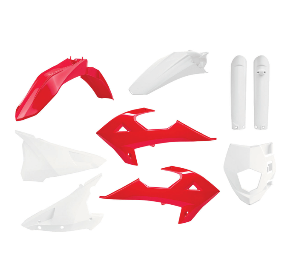 BOX KIT INC FORK GUARDS GAS GAS/RIEJU EC250-300 18-20, MR200-300 21-25