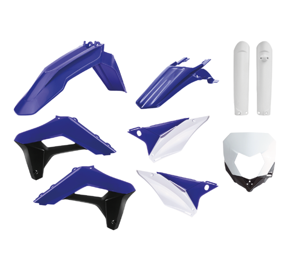 BOX KIT INC FORK GUARDS SHERCO SE-R/SE-F 17-23. CLICK FOR COLOUR OPTIONS.