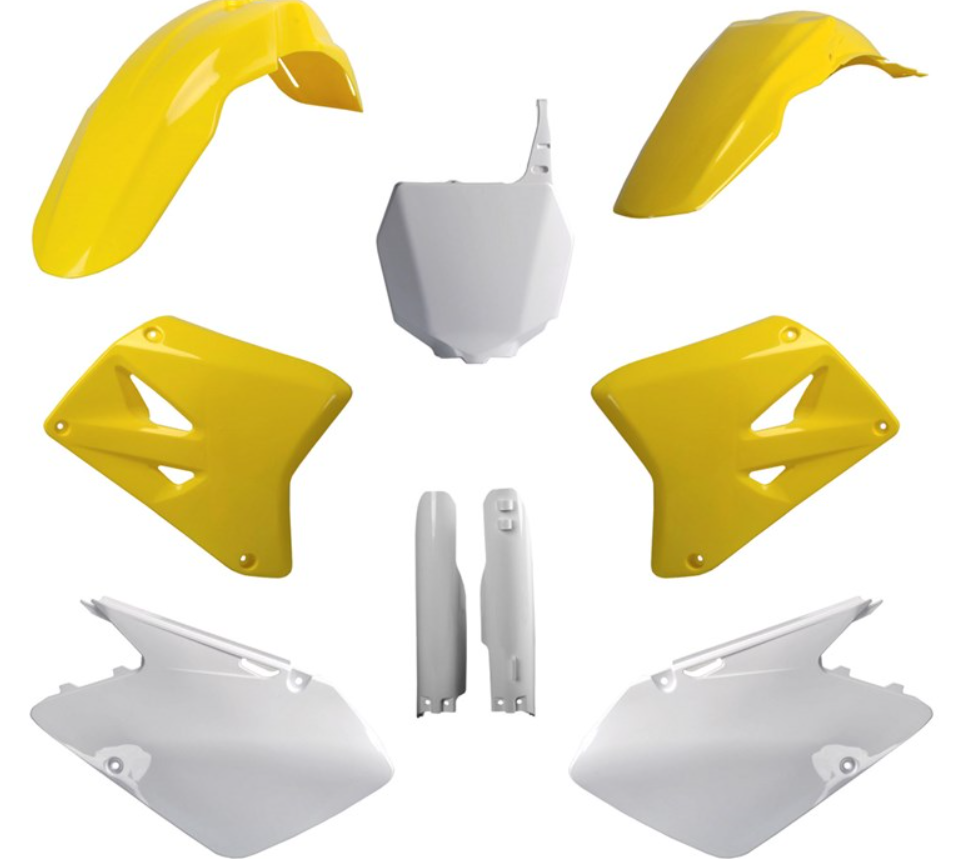 BOX KIT INC FORK GUARDS SUZUKI RM125-250 01-06 OEM