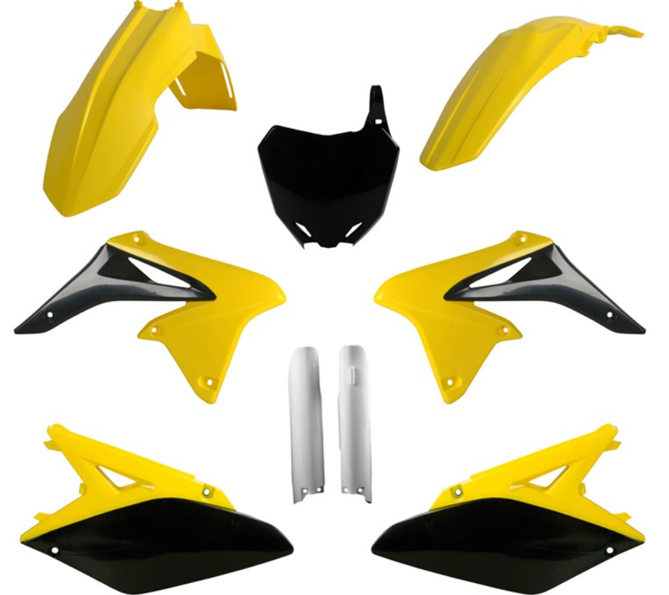 BOX KIT INC FORK GUARDS SUZUKI RM-Z250 10-18 (OEM 10-12)