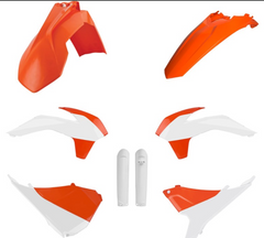 BOX KIT INC FORK GUARDS ENDURO STANDARD KTM EXC/EXC-F 2016. CLICK FOR COLOUR OPTIONS.