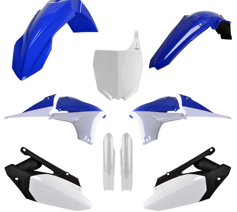 BOX KIT INC FORK GUARDS YAMAHA YZ450F 10-13 STANDARD OEM 11-12