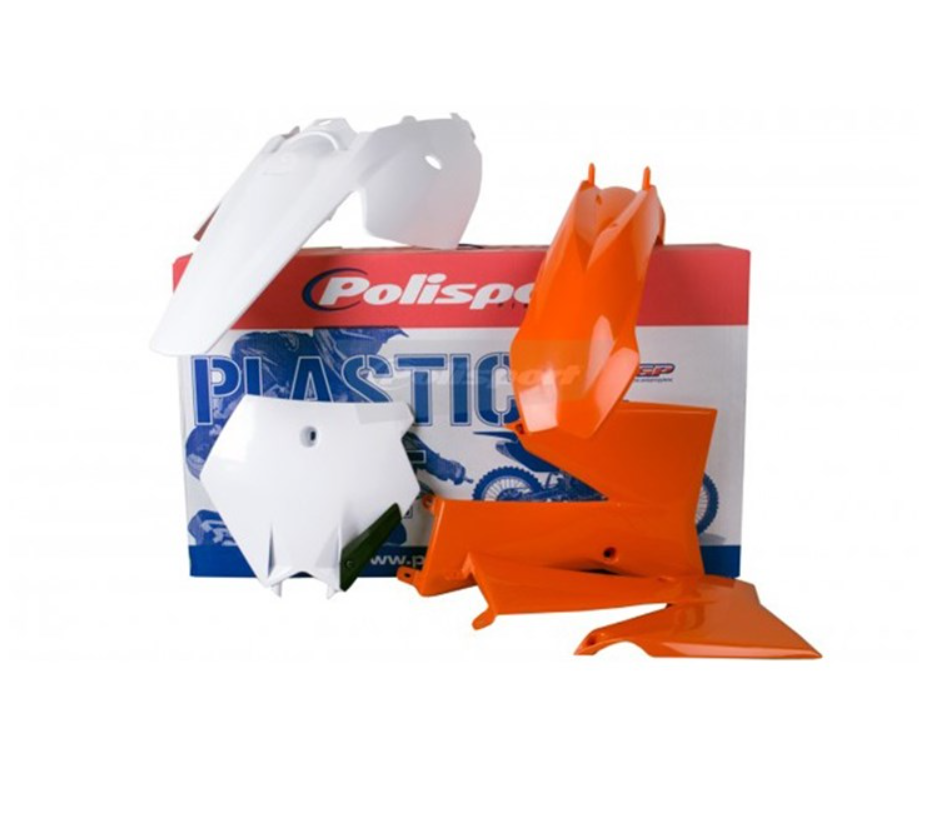 BOX KIT KTM SX85 06-12 ORANGE/WHITE OEM 11-12