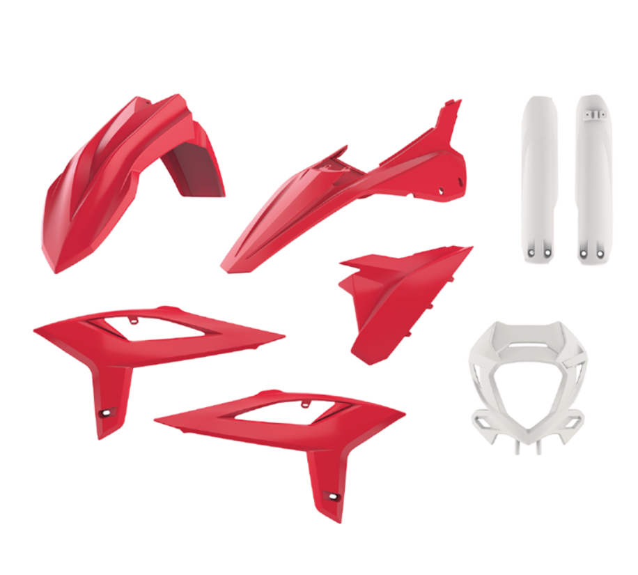 BOX KIT INC FORK GUARDS BETA 125-480RR 2T+4T 20-22. CLICK FOR COLOUR OPTIONS.
