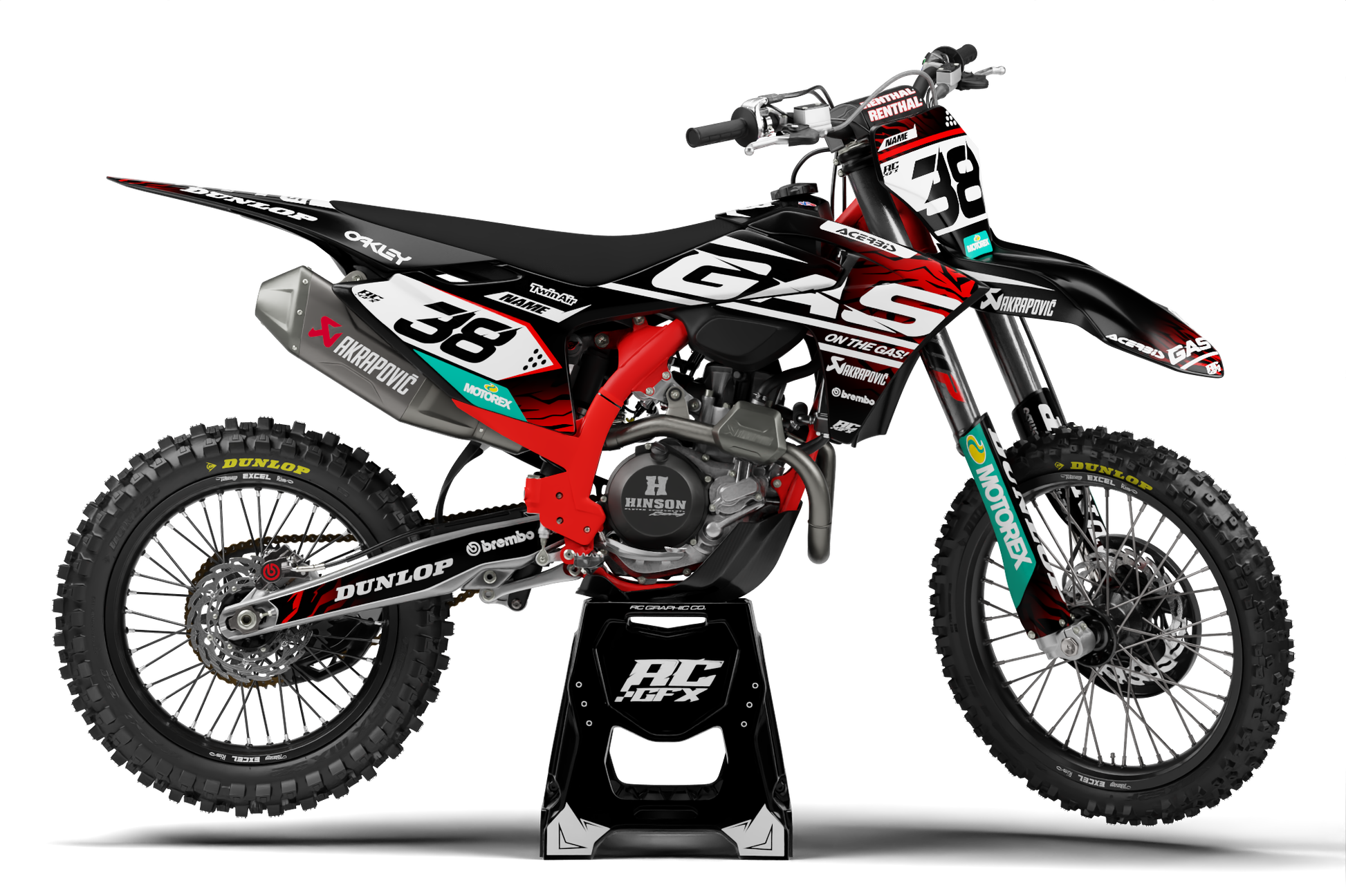 GasGas Number Boards